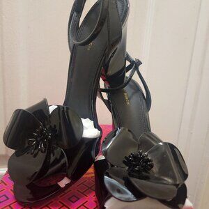 Tory Burch Flowered Heel Sandal